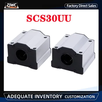 1pc SCS30UU kuglični ležaj linearno kretanje čahura klizač s ползуном SC30UU s пылезащитным direktni krug se koristi za pribor CNC