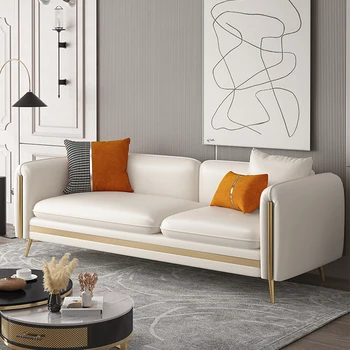 Kožni kauč-krevet, uredski struki stolica, kauč za dnevni boravak, naslon za ruku, luksuzni kauč Cama Nordic Furniture WWH30XP
